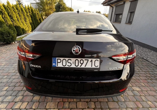 Skoda Superb cena 65000 przebieg: 102000, rok produkcji 2018 z Miłomłyn małe 67